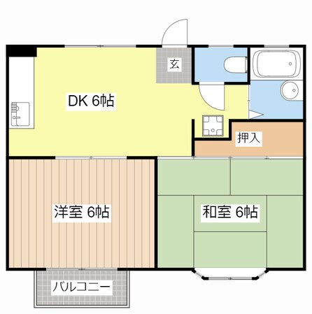 ドミール21の物件間取画像